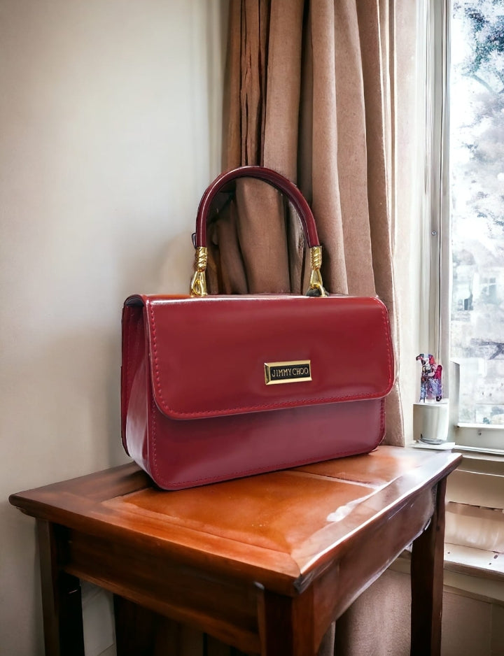 Jimmy Chu Box Hand Bag