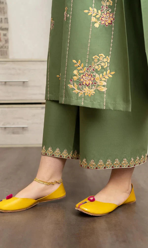 URGE Dhanak Embroidered 3-Pc Suit