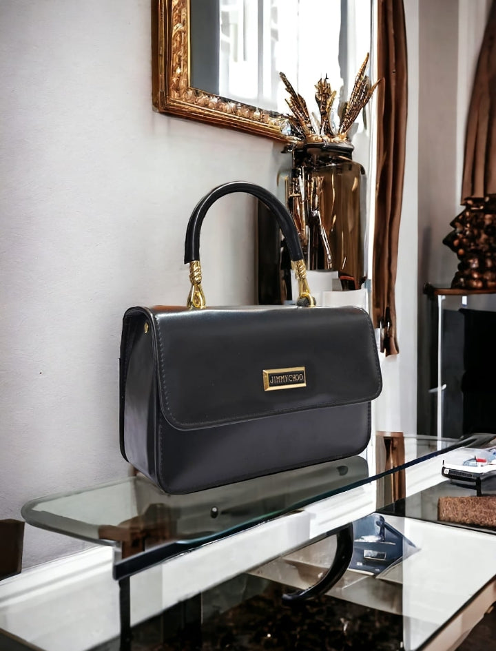 Jimmy Chu Box Hand Bag