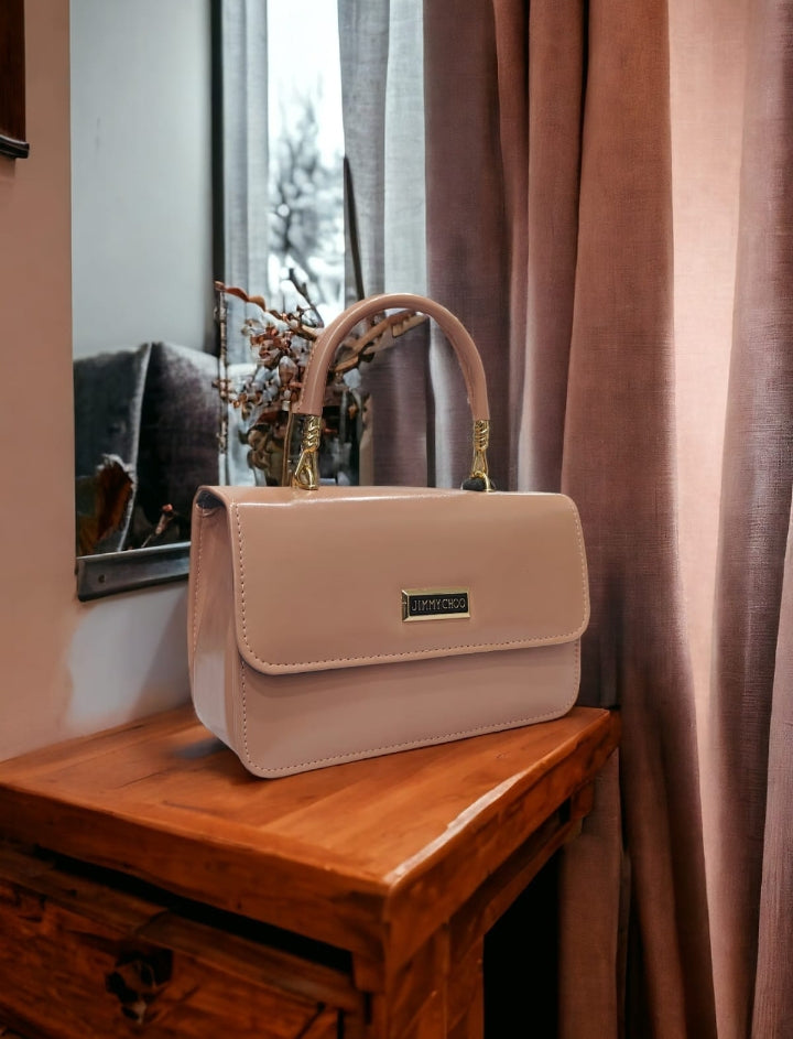Jimmy Chu Box Hand Bag