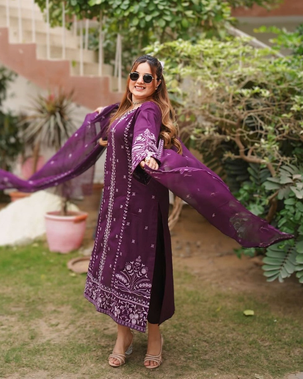 NOORYNAZAR Ready To Wear 3-Pcs