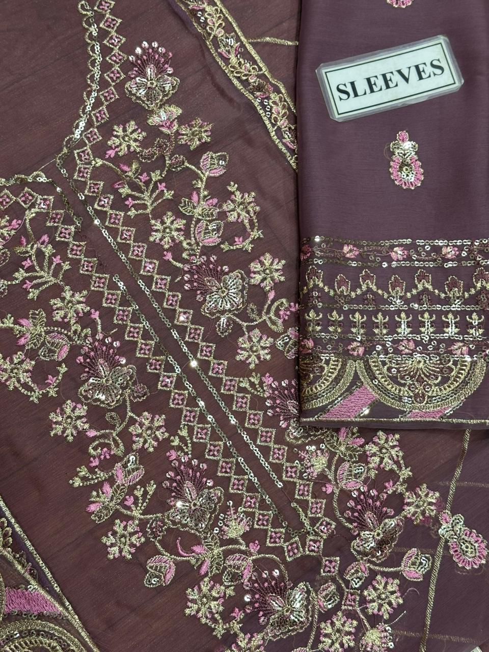 ASIM JOFA Embroidered Suit 3-Pcs