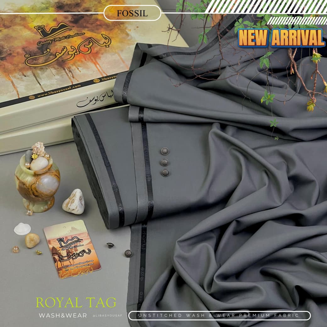 ROYAL - TAG Men Unstitch Wash N Wear