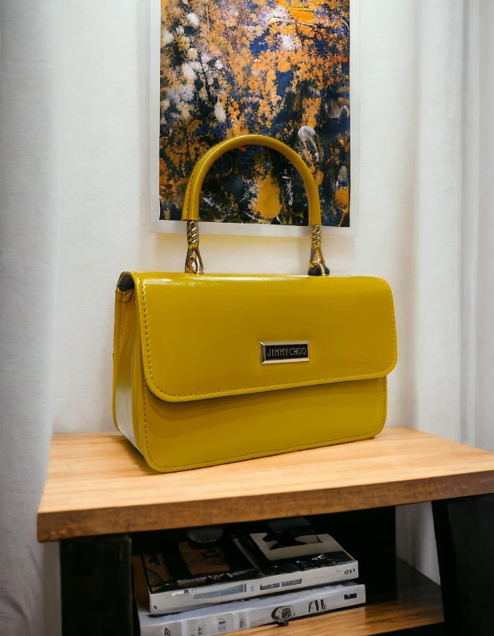 Jimmy Chu Box Hand Bag
