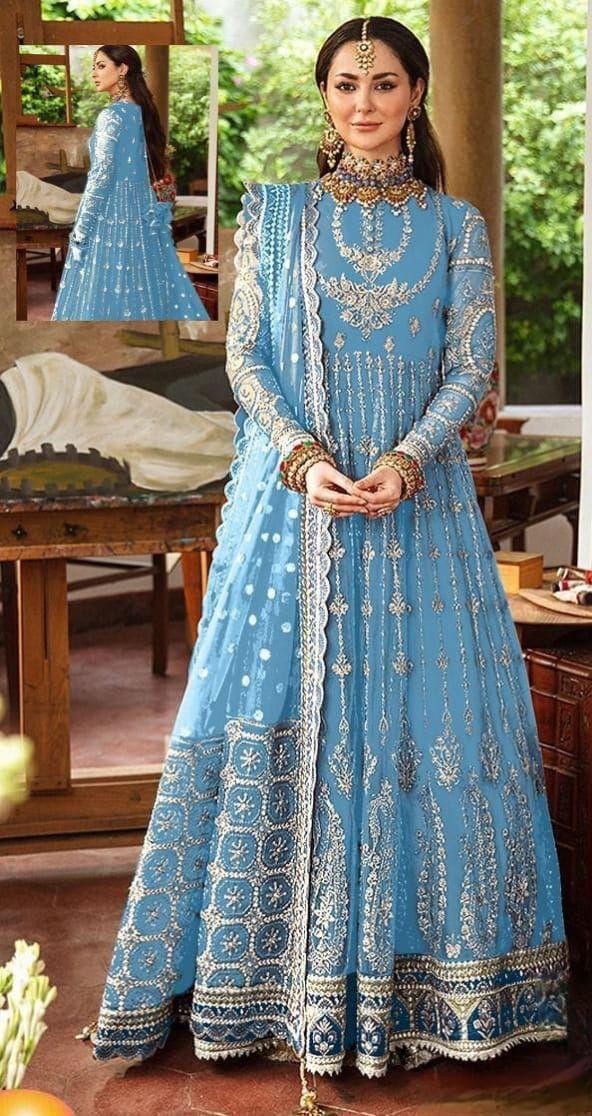 AFROZEH Net Wedding Luxury 3-Pcs