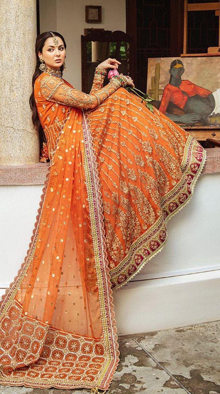 AFROZEH Net Wedding Luxury 3-Pcs