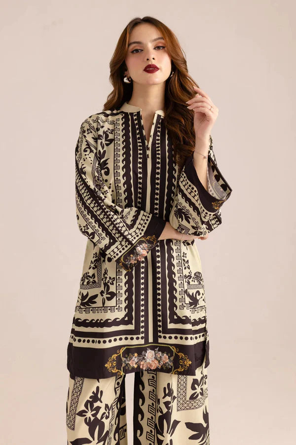 Tie N Die Digital printed 3-Pcs Suit