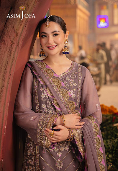 ASIM JOFA Embroidered Suit 3-Pcs