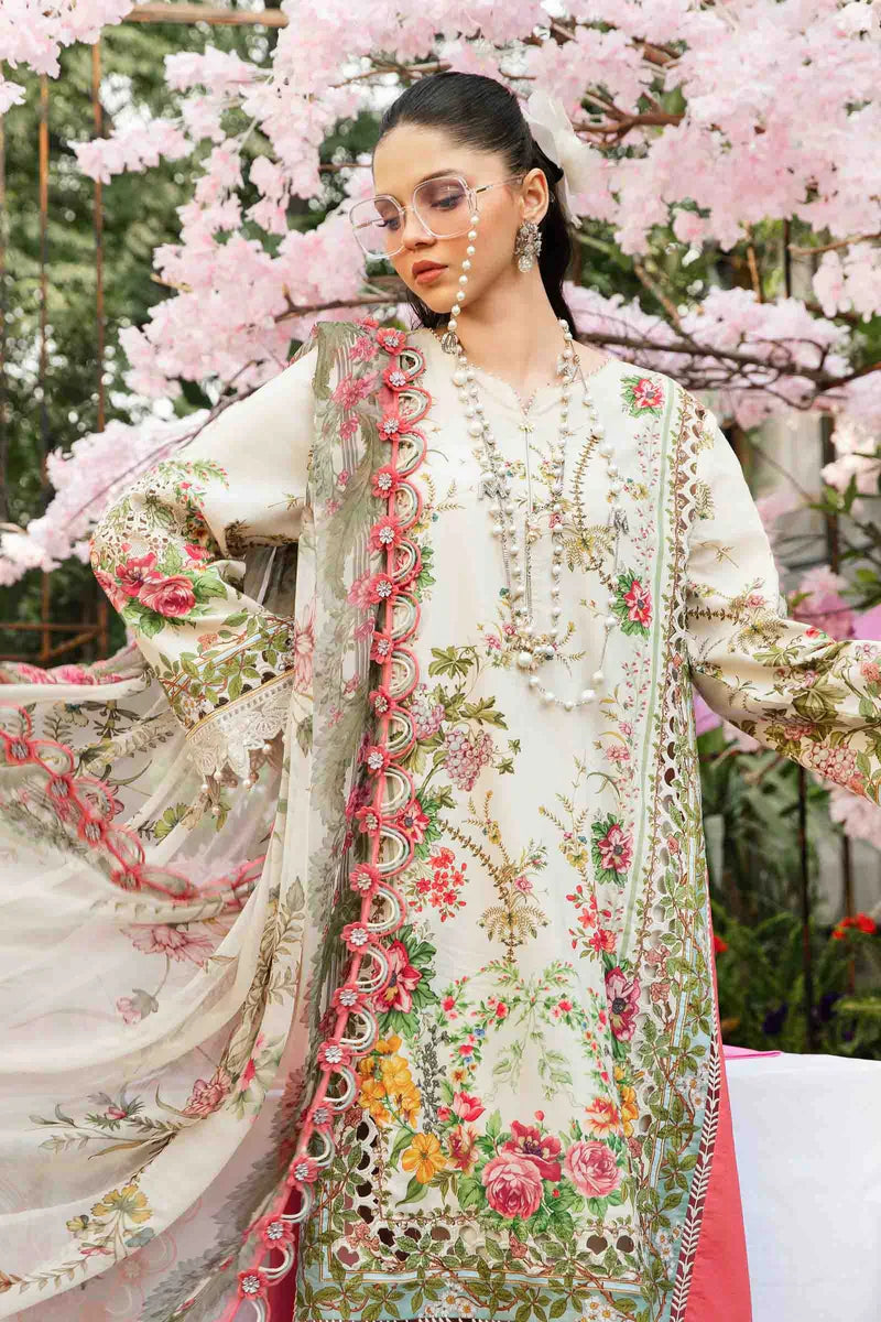 MARIA.B Embroidered Lawn 3 Pcs Suit