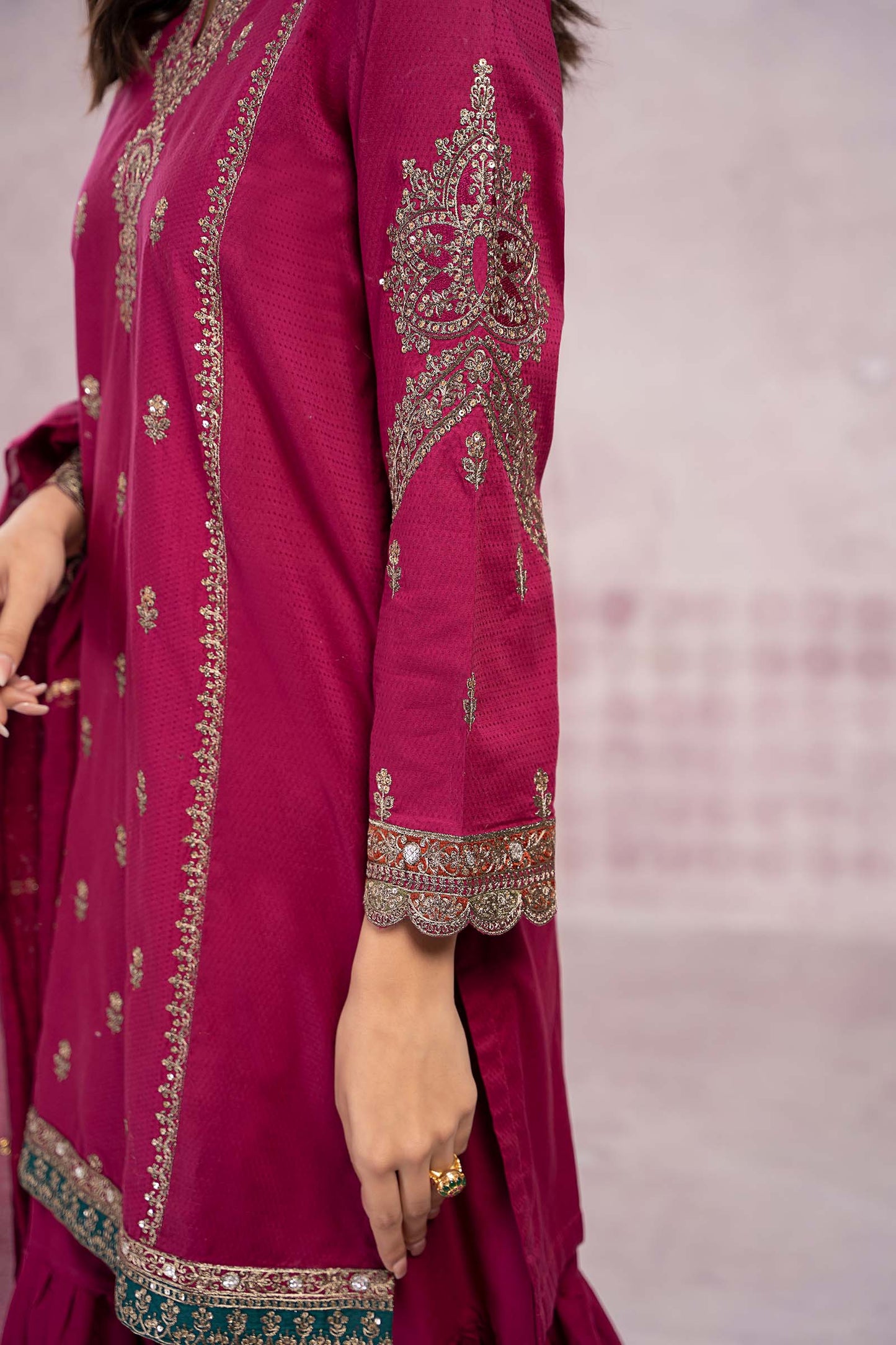 MARIA B Danak Luxury Embroidered 3-Pcs