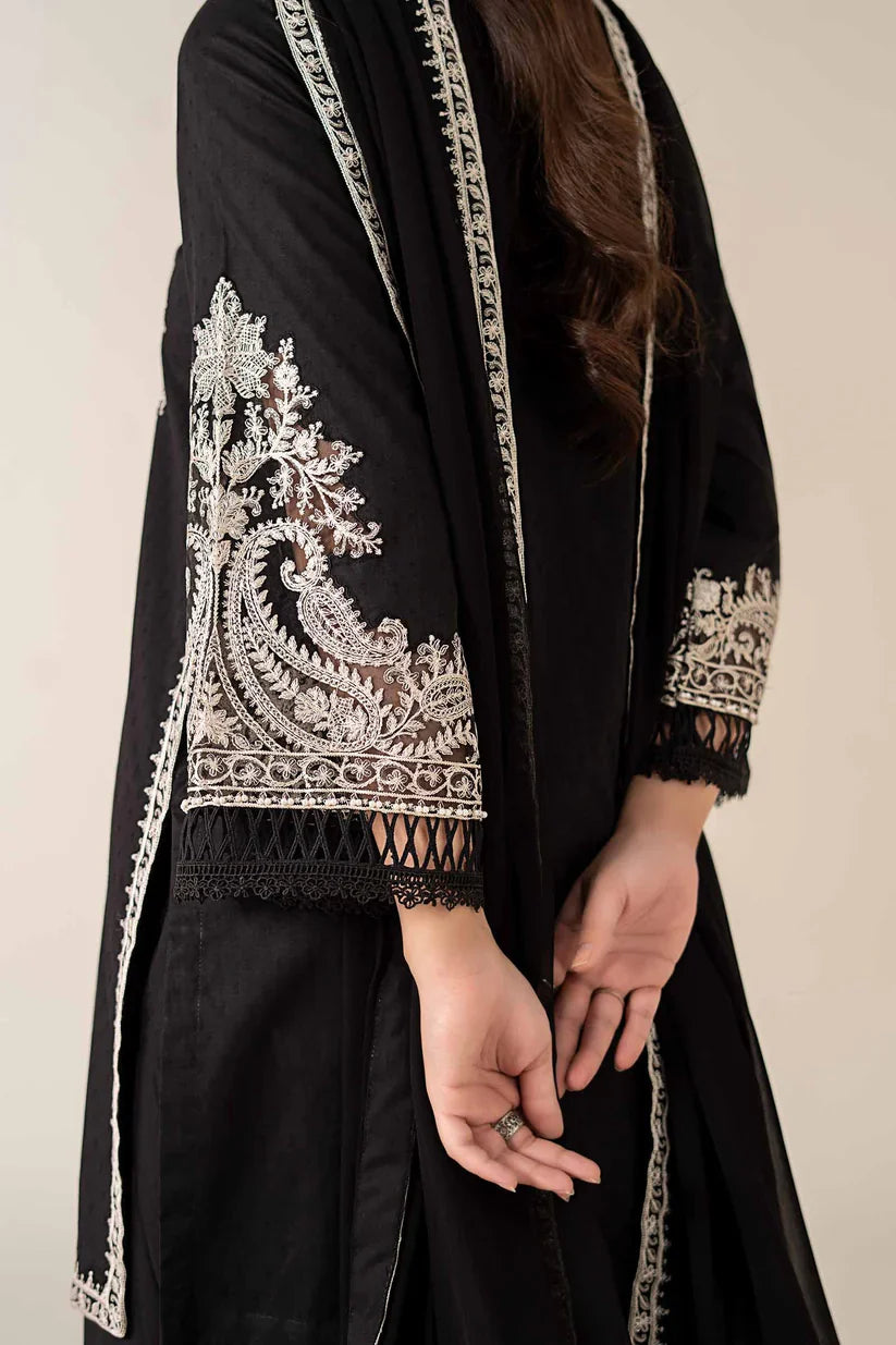 MARIA.B Luxury Embroidered Dhanak 3-Pcs