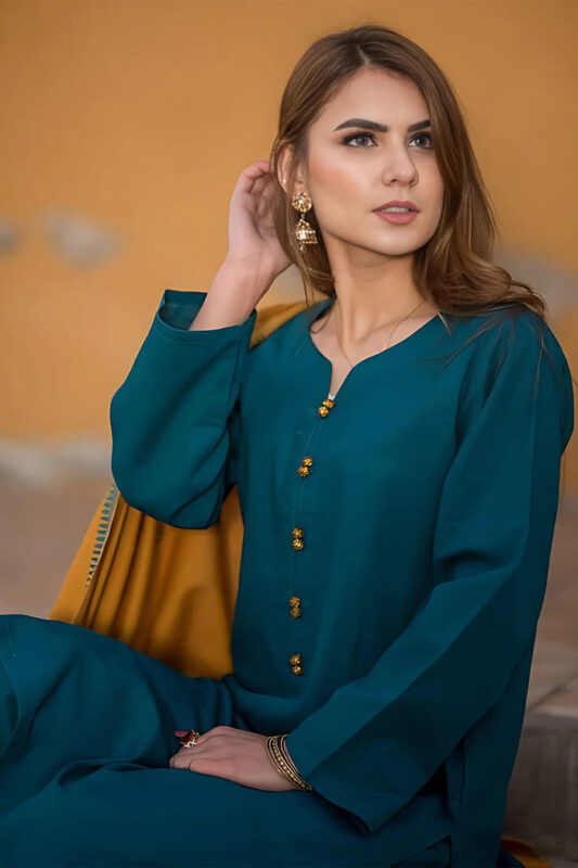 KAYSERIA Premium Dhanak 3-Pc Suit
