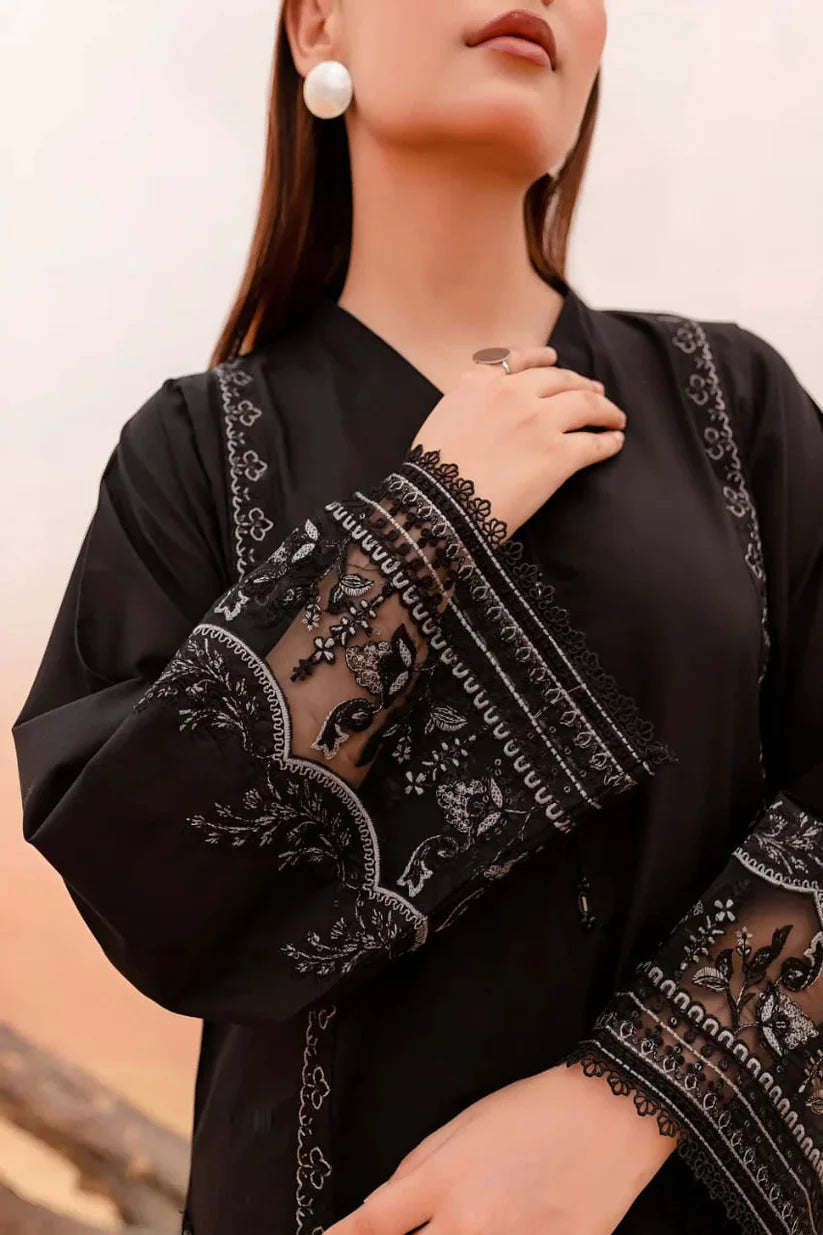 Noir Baloom Embroidery Ready To Wear 2-Pc