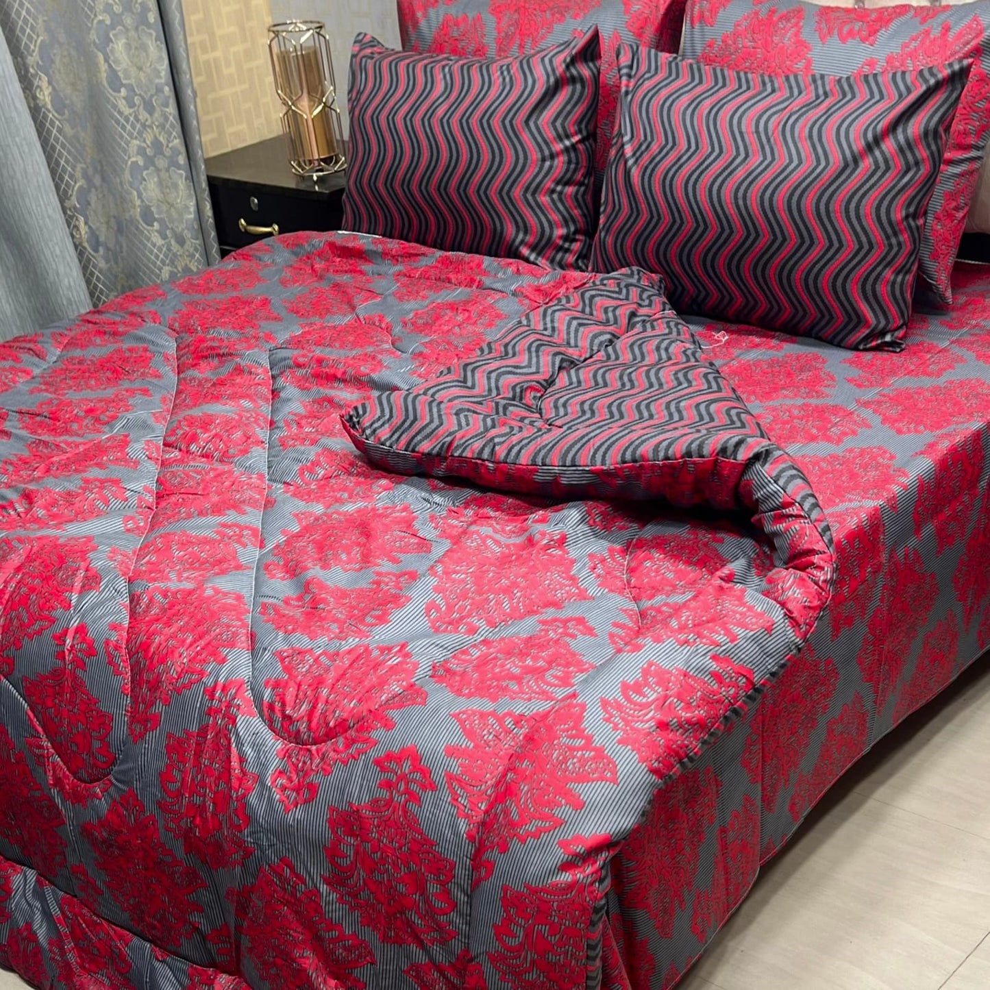 Printed 6 Pcs Vickie Razai Set
