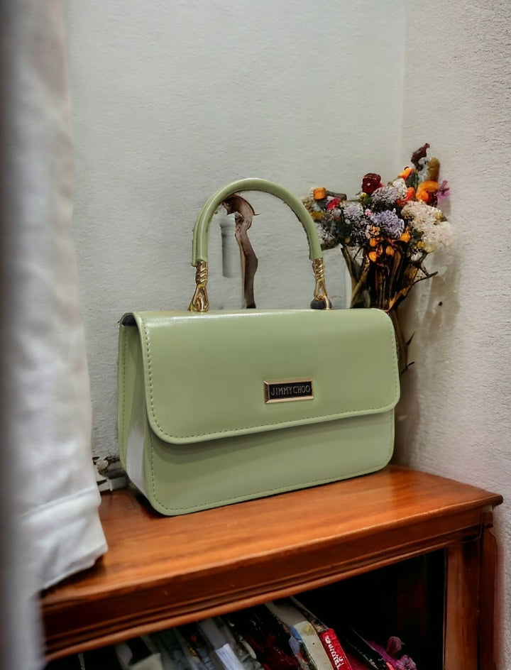 Jimmy Chu Box Hand Bag