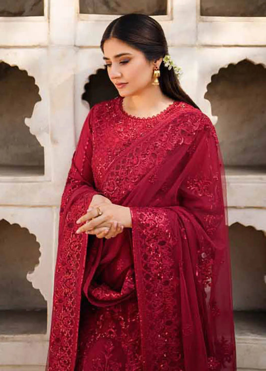 MEERAS BY IMROZIA Serene Organza Fancy 3-Pcs