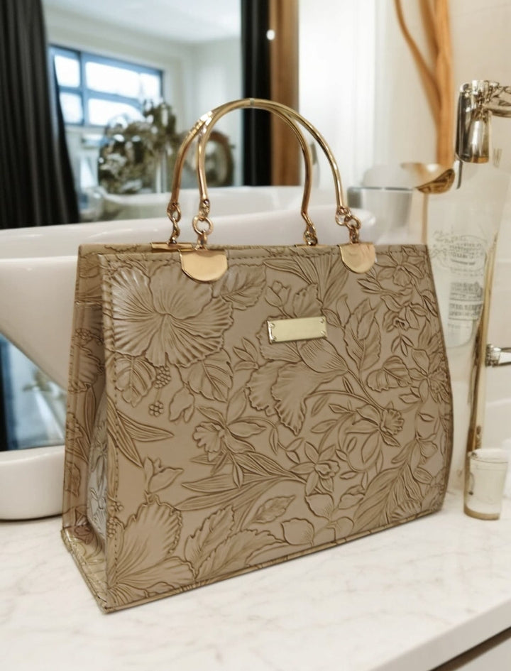 Luxury Flowers Box Hand Bag
