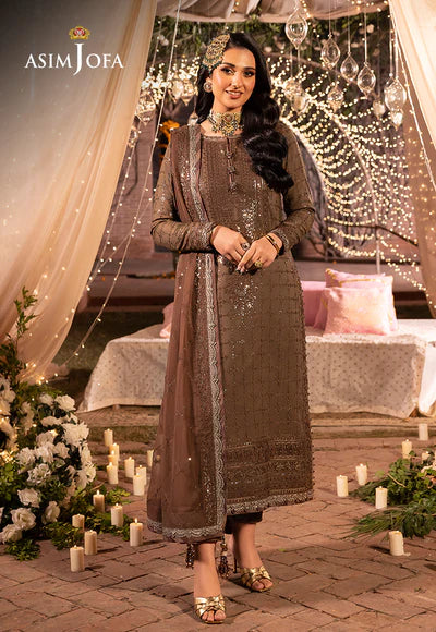 ASIM JOFA DASTAN Wedding Embroidered 3-Pcs
