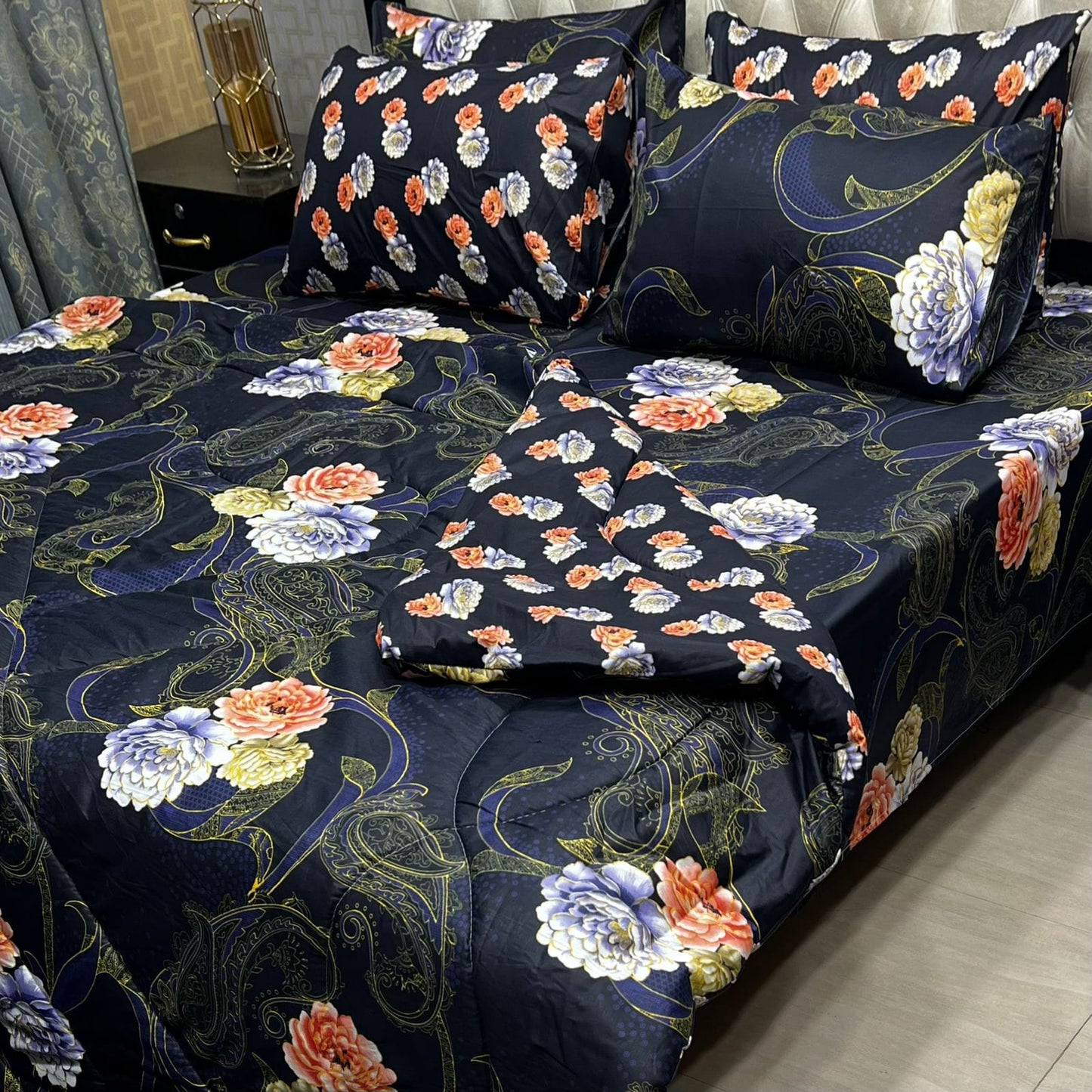 Printed 6 Pcs Vickie Razai Set