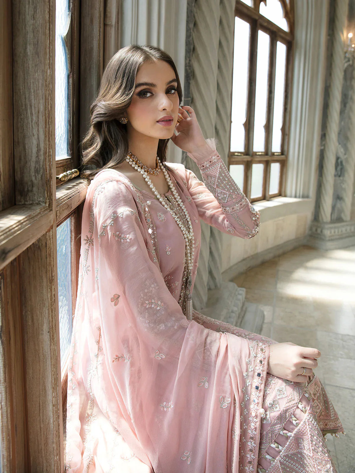 GULAL Luxury Embroidered Fancy 3-Pcs