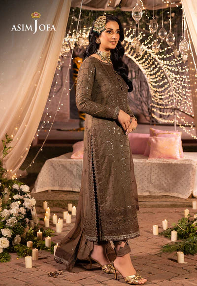 ASIM JOFA DASTAN Wedding Embroidered 3-Pcs