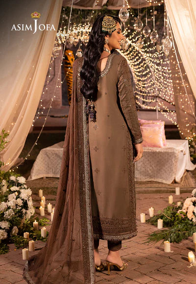 ASIM JOFA DASTAN Wedding Embroidered 3-Pcs