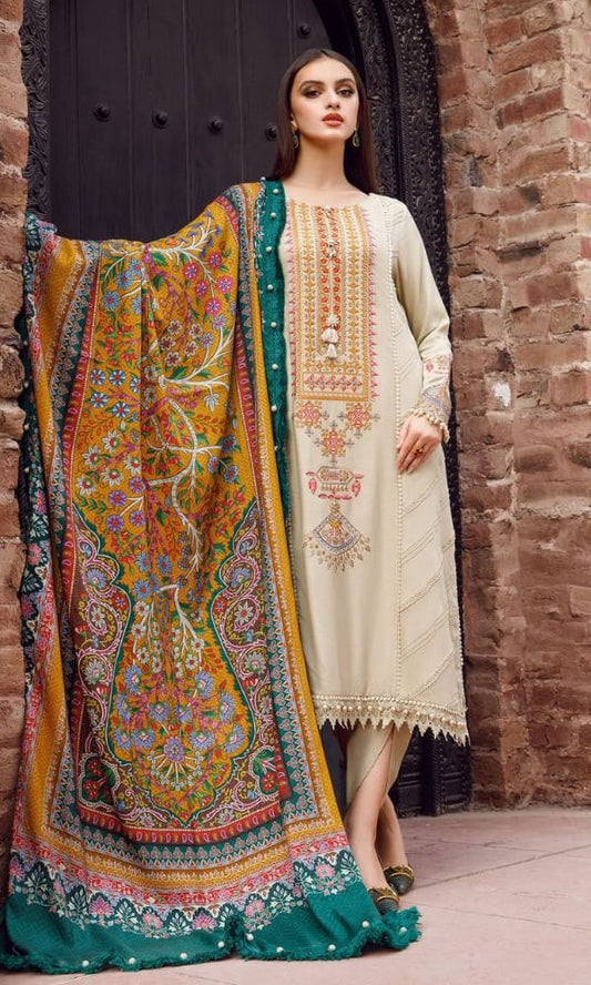 ZARA SHAH JAHAN Luxury Embroidered 3-Piece Suit