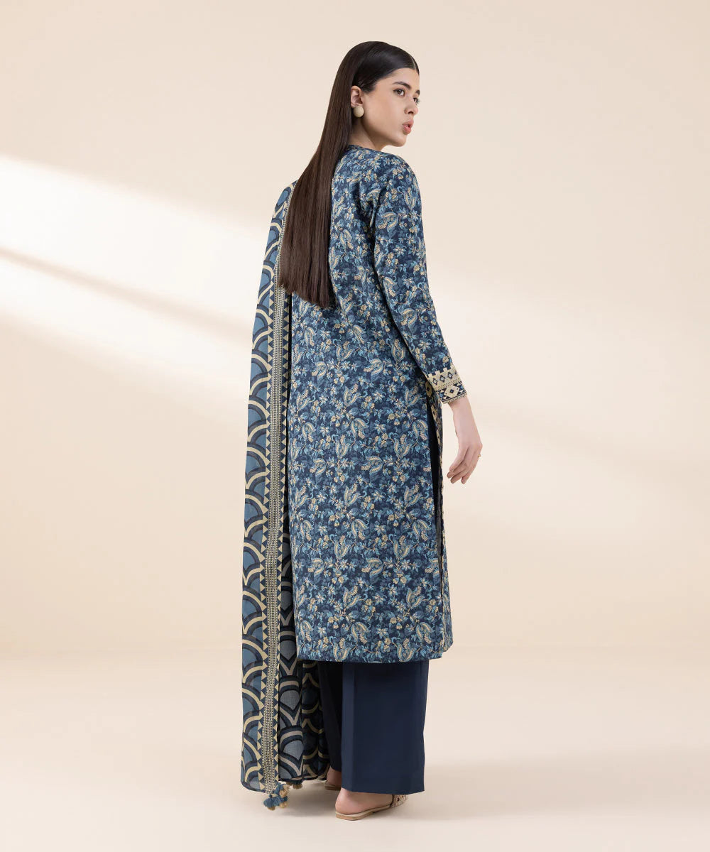 SAPPHIRE Premium Khadar Vol 3-Pc Suit