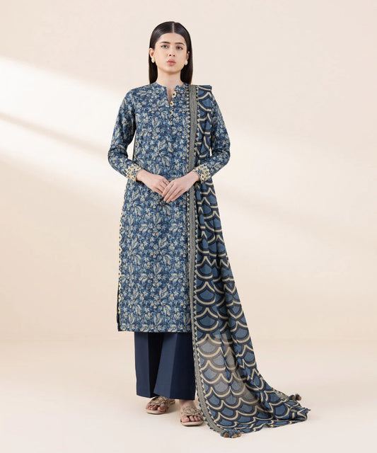 SAPPHIRE Premium Khadar Vol 3-Pc Suit