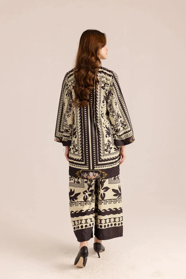 Tie N Die Digital printed 3-Pcs Suit