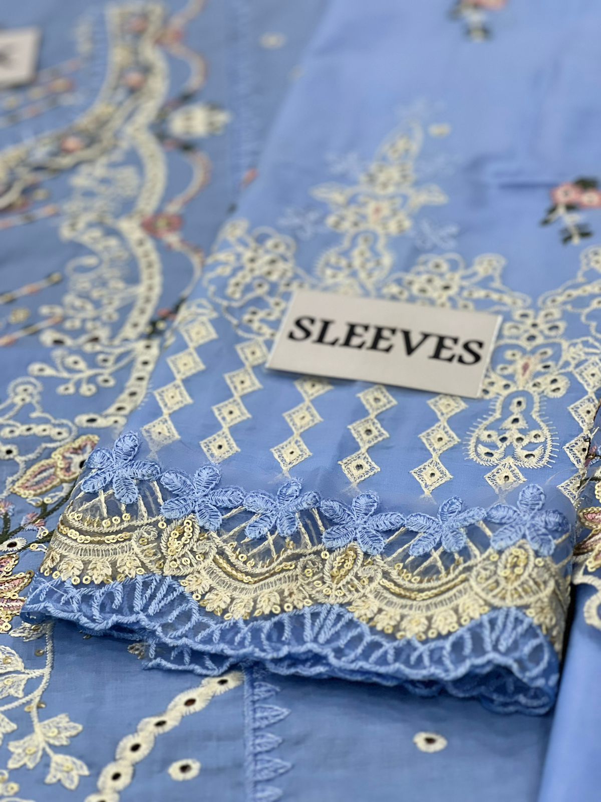 FIRUZE-QALAMKAR SAHIL KINARE LAWN- 3-Pcs