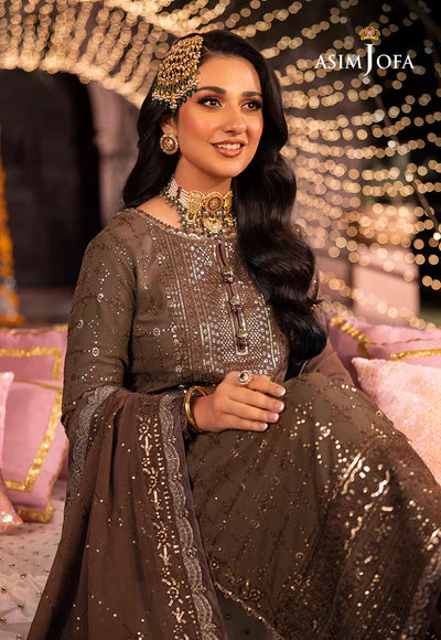 ASIM JOFA DASTAN Wedding Embroidered 3-Pcs