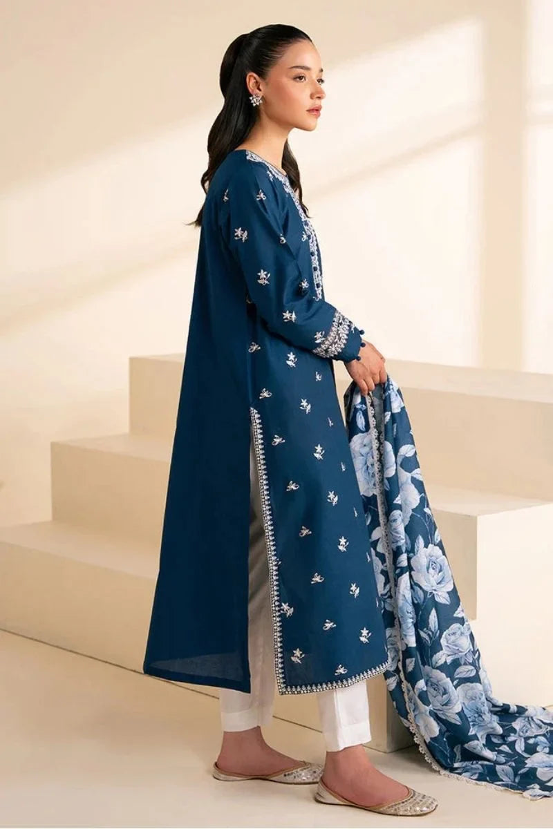 CROSS STITCH Luxury Embroidered 3-Pcs Suit