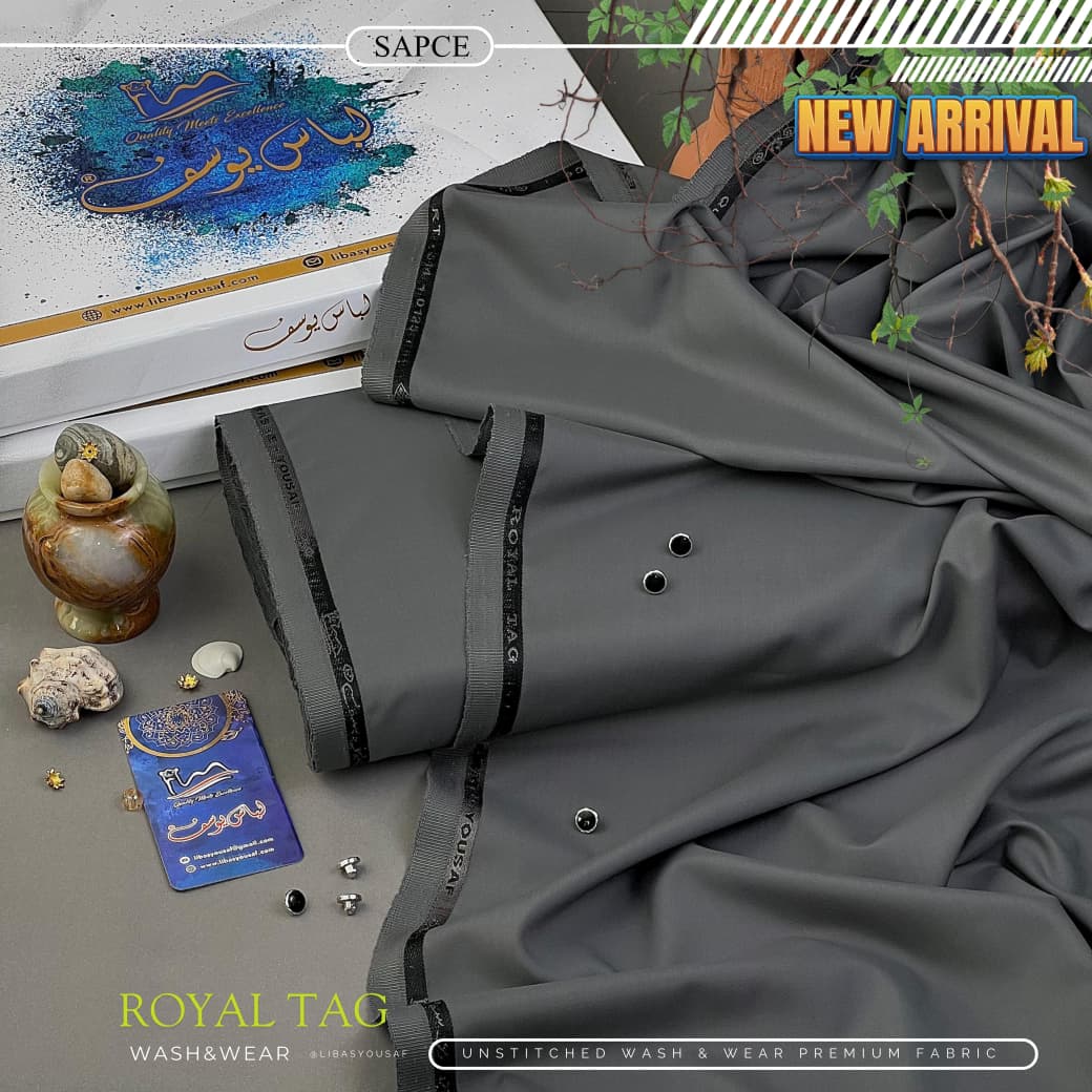 ROYAL - TAG Men Unstitch Wash N Wear