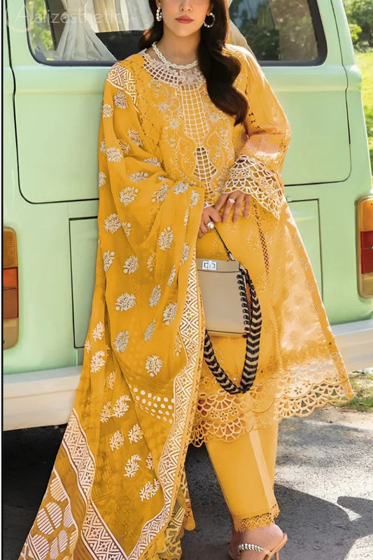 SAPPHIRE Premium Embroidered 3-Pcs Suit