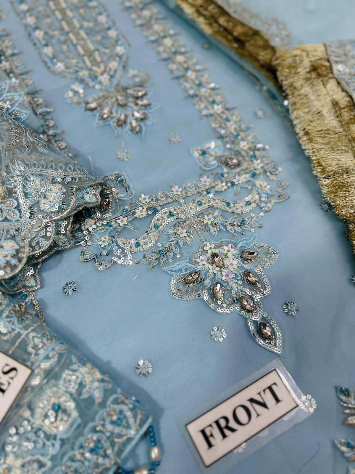 ALIZEH Luxury Organza Fancy Wear 3-Pc Suit