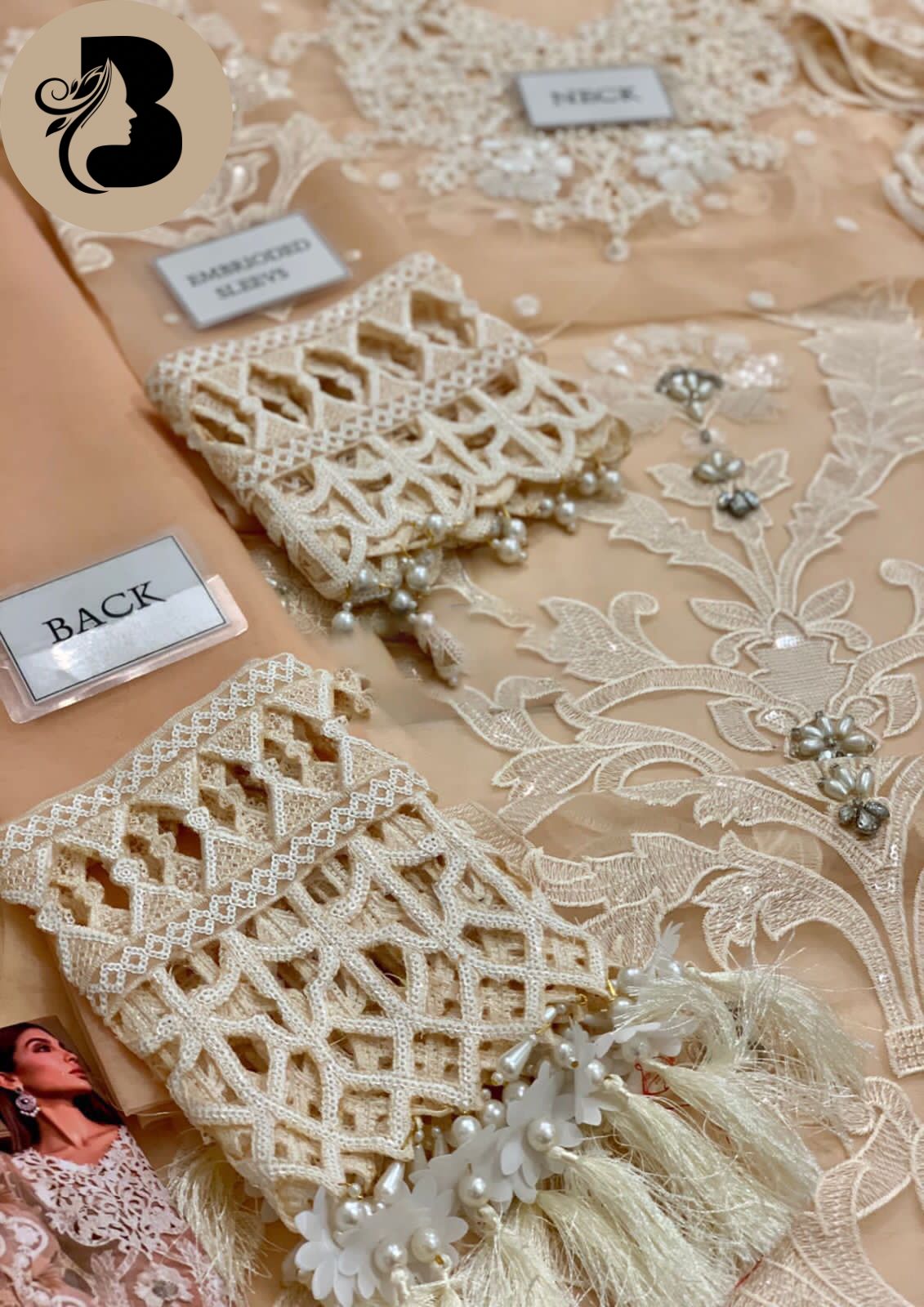 MARIA.B HERITAGE EDITION Heavy Embroidered 3-Pcs