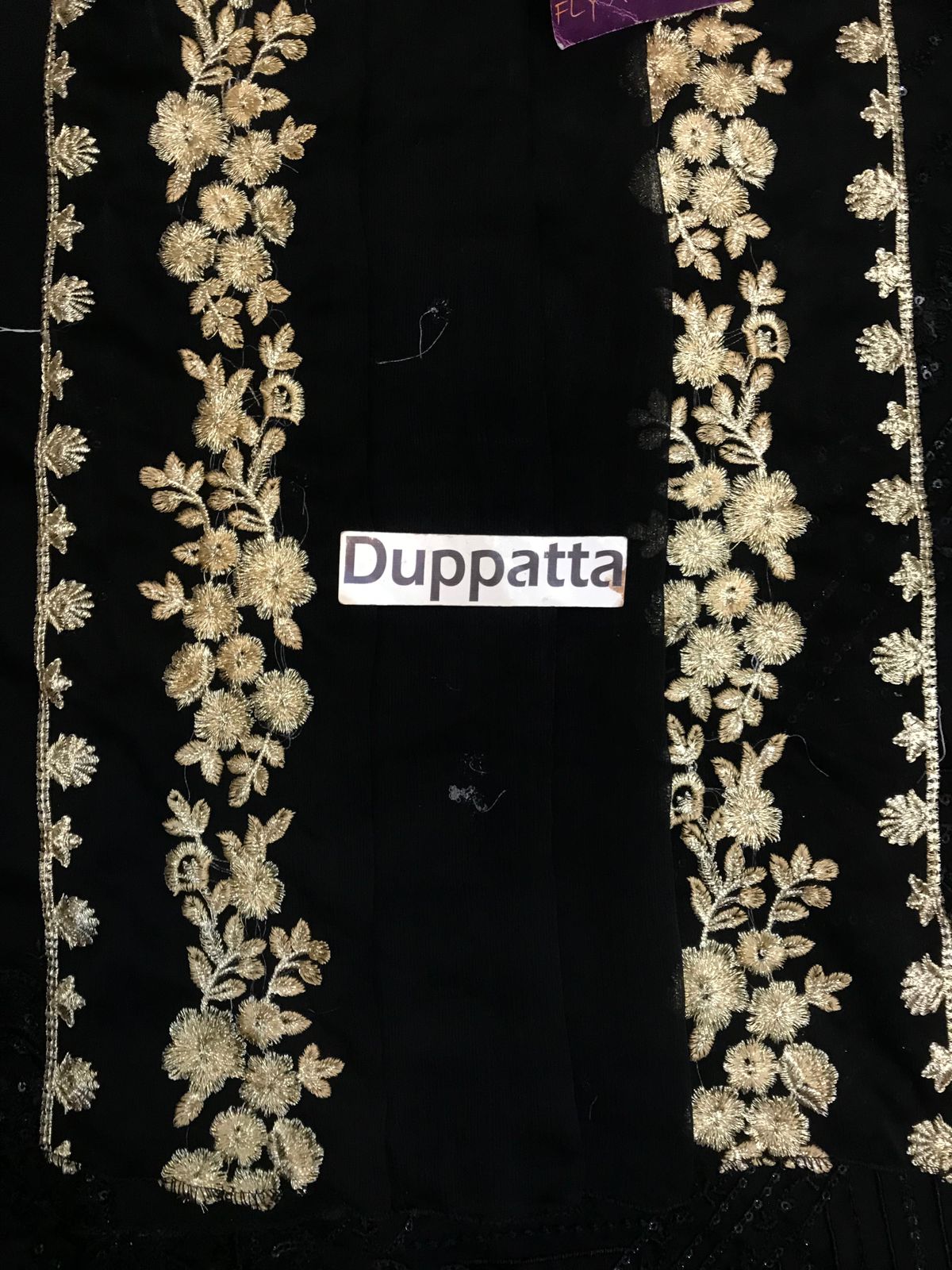 AZURE Luxury Chiffon Embroidered 3-Pcs