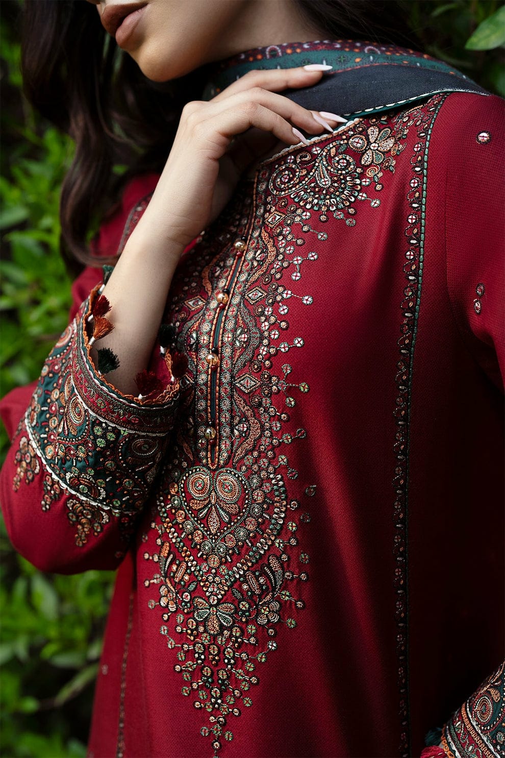 JAZMIN Luxury Embroidered 3-Piece Suit