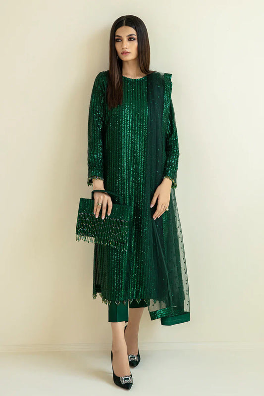 BAROQUE Luxury Party Wear 3-Pcs
