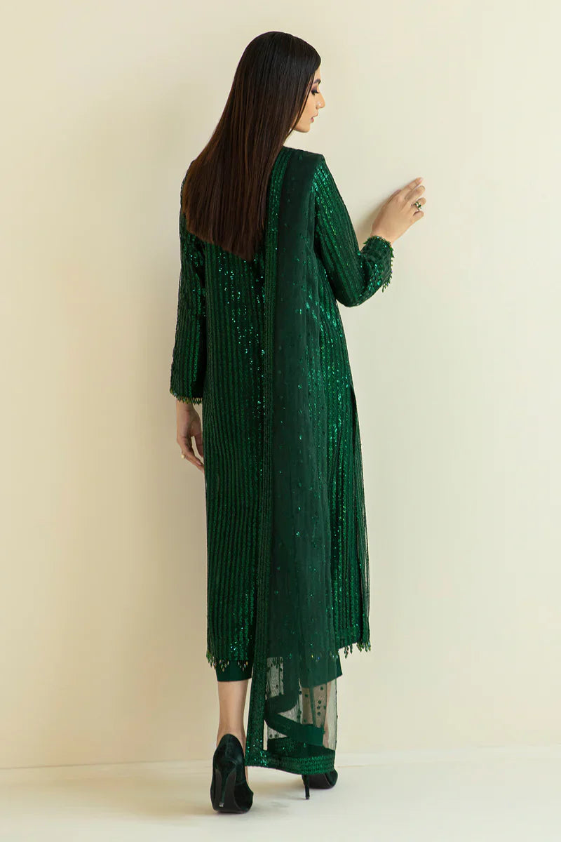 BAROQUE Luxury Party Wear 3-Pcs