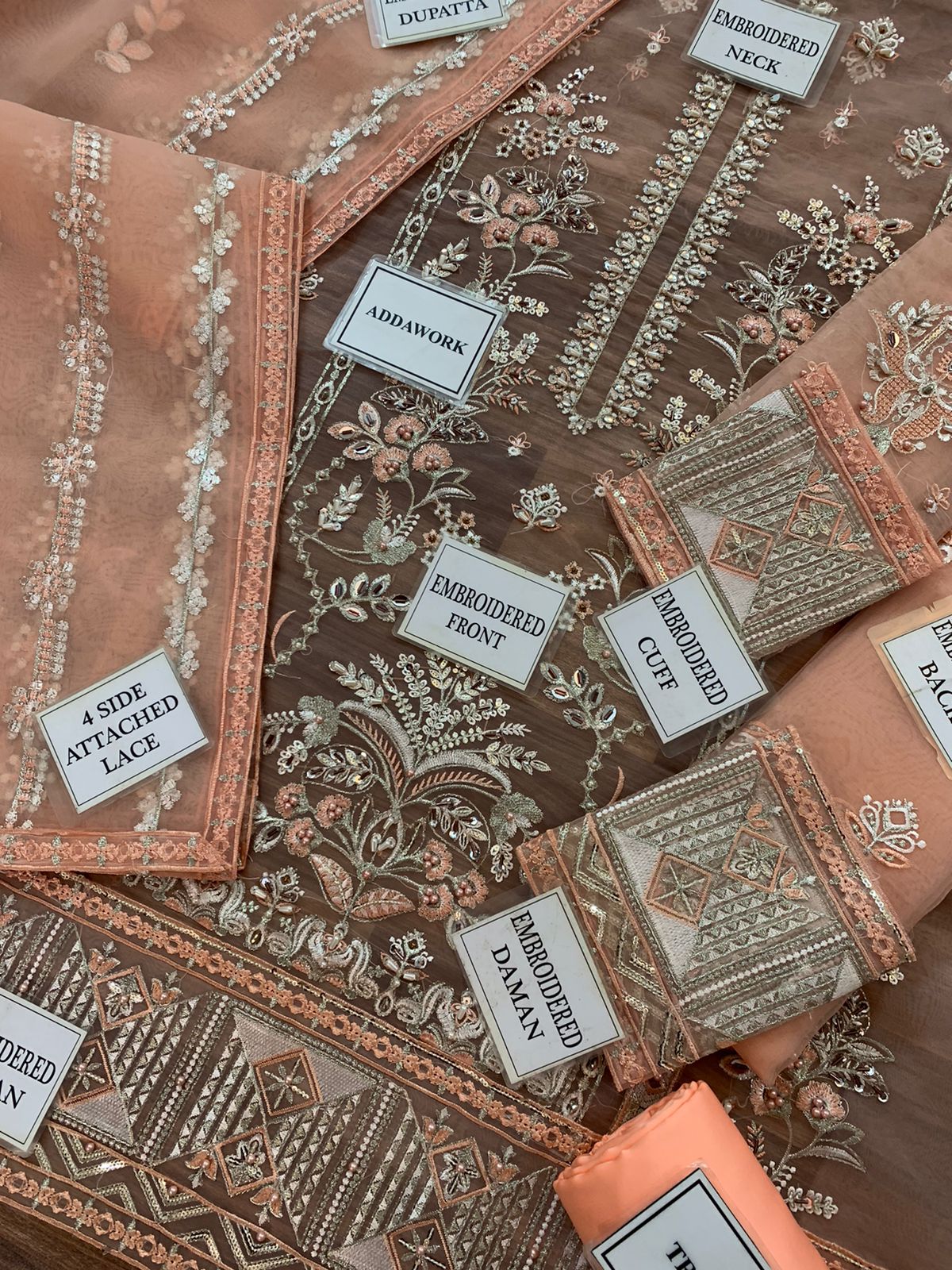 GULAL Luxury Embroidered Fancy 3-Pcs