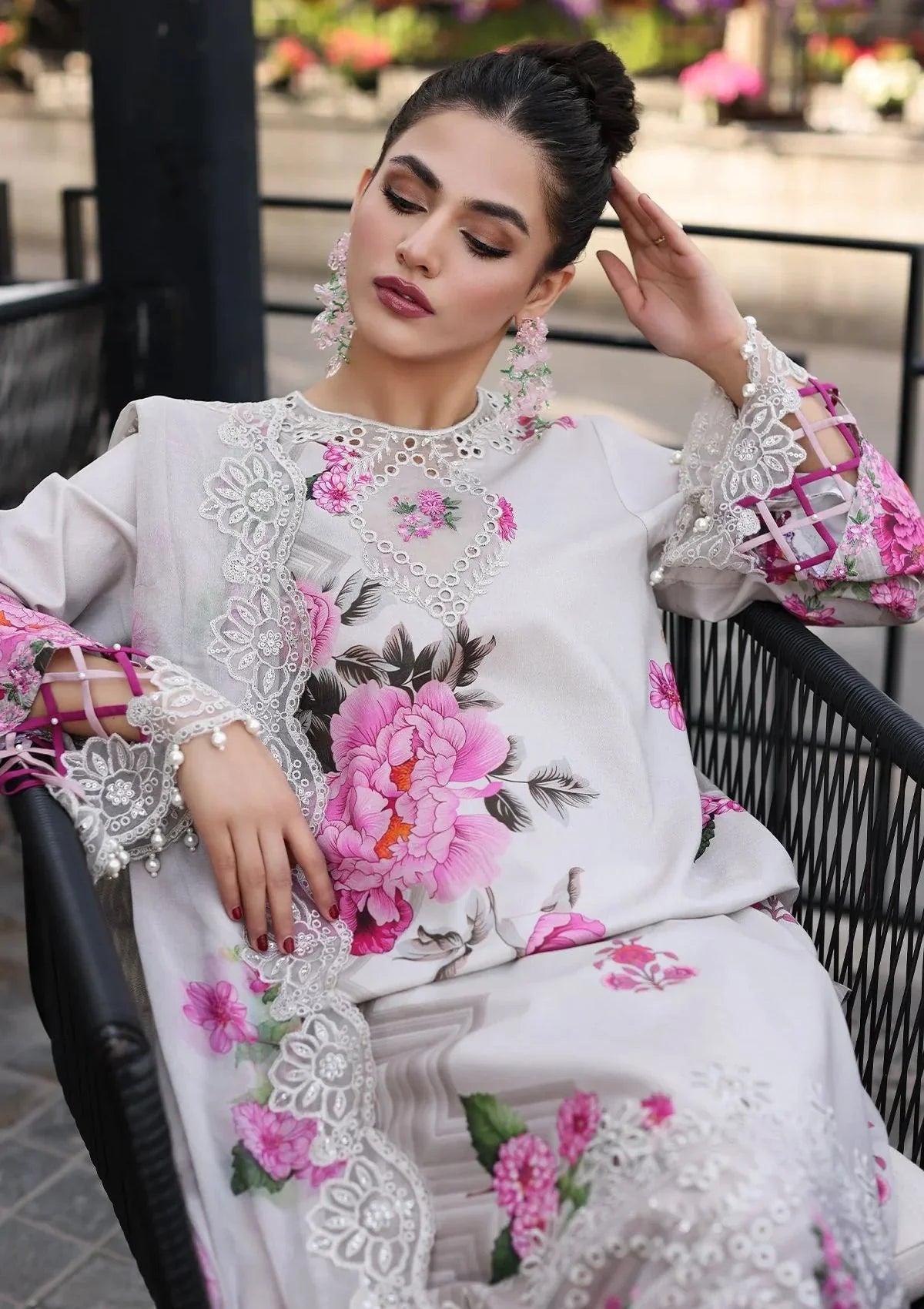 ASIFA NABEEL Heavy Embroidered Silk 3-Pcs