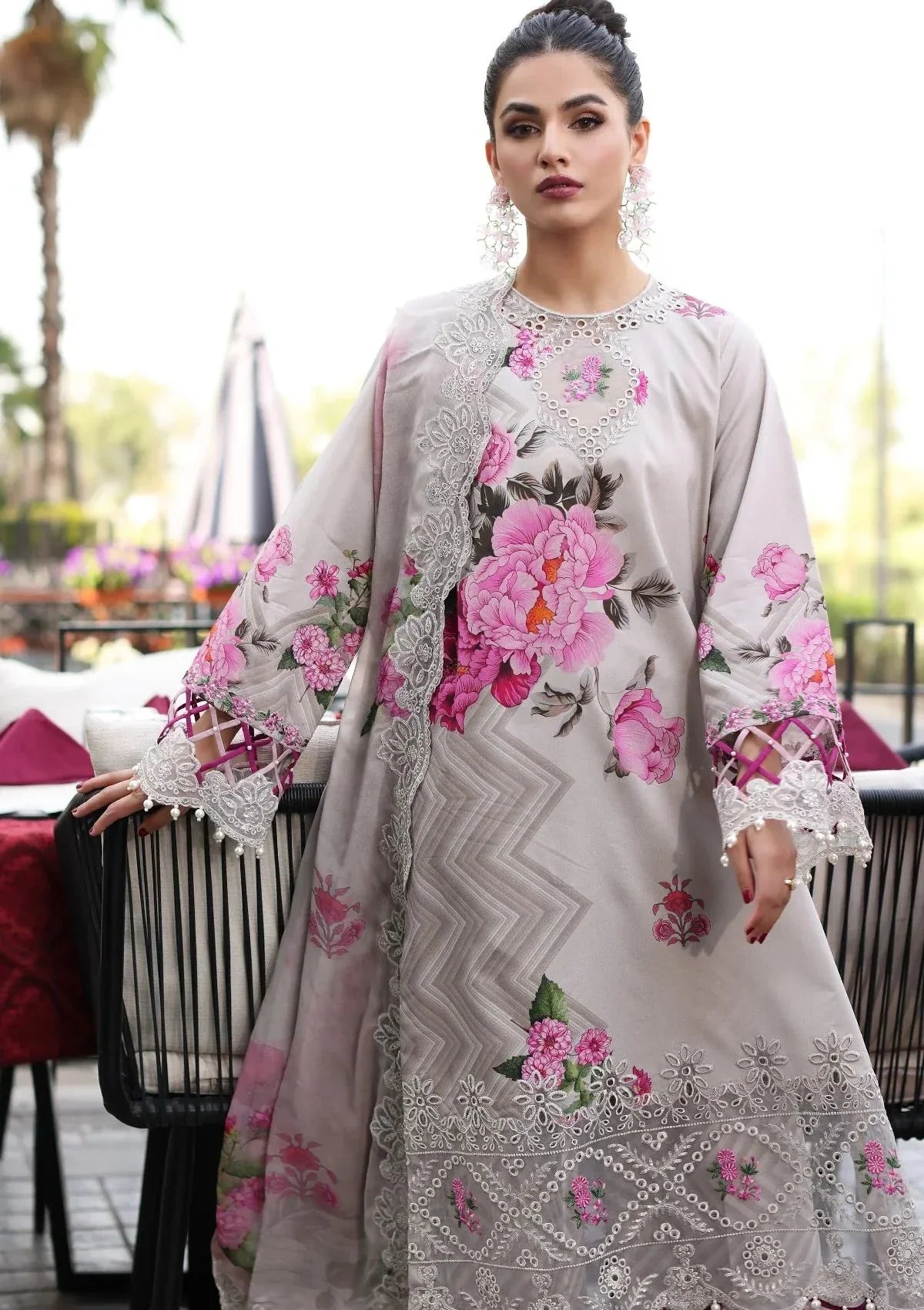 ASIFA NABEEL Heavy Embroidered Silk 3-Pcs