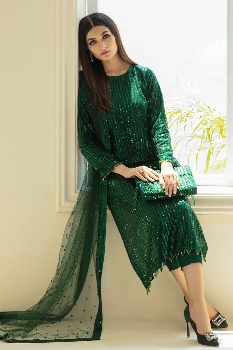 BAROQUE Luxury Party Wear 3-Pcs