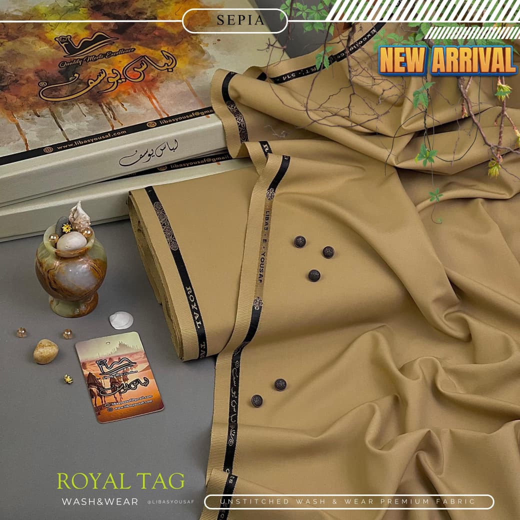 ROYAL - TAG Men Unstitch Wash N Wear