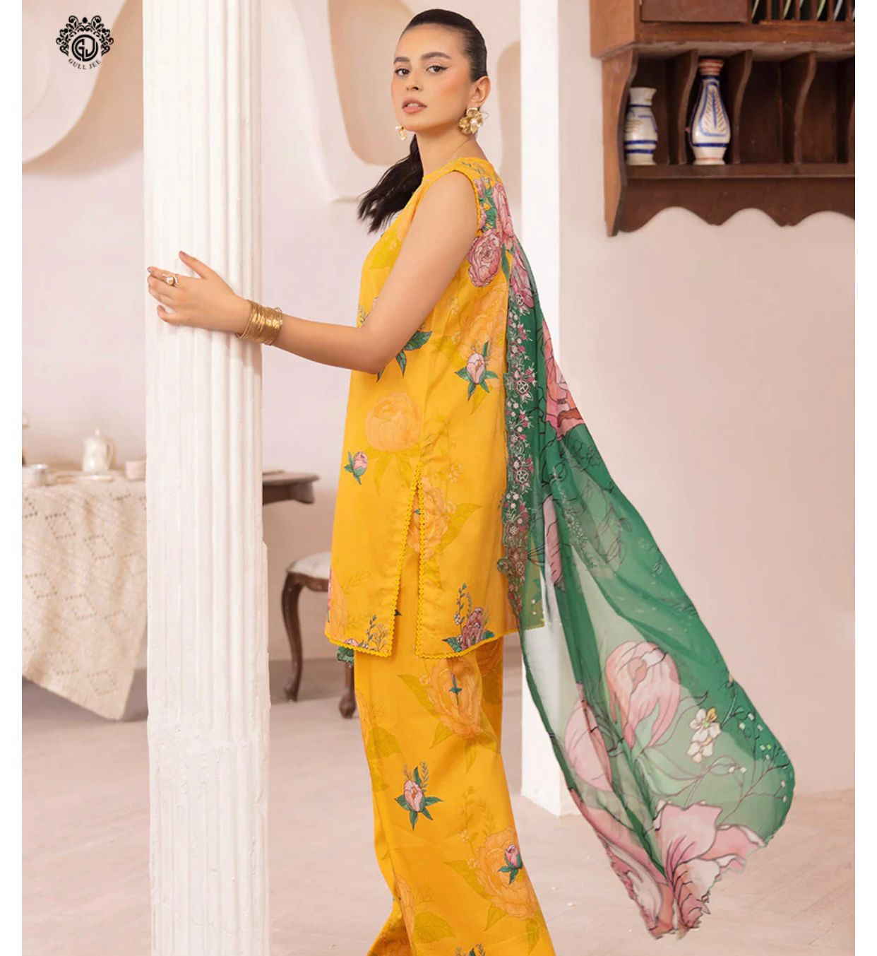 ZIVA BY GULLJEE Silk 3-Pc Suit