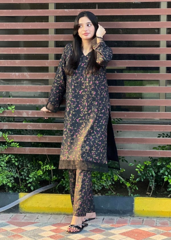 New Midnight Arabic Lawn 2-Pc