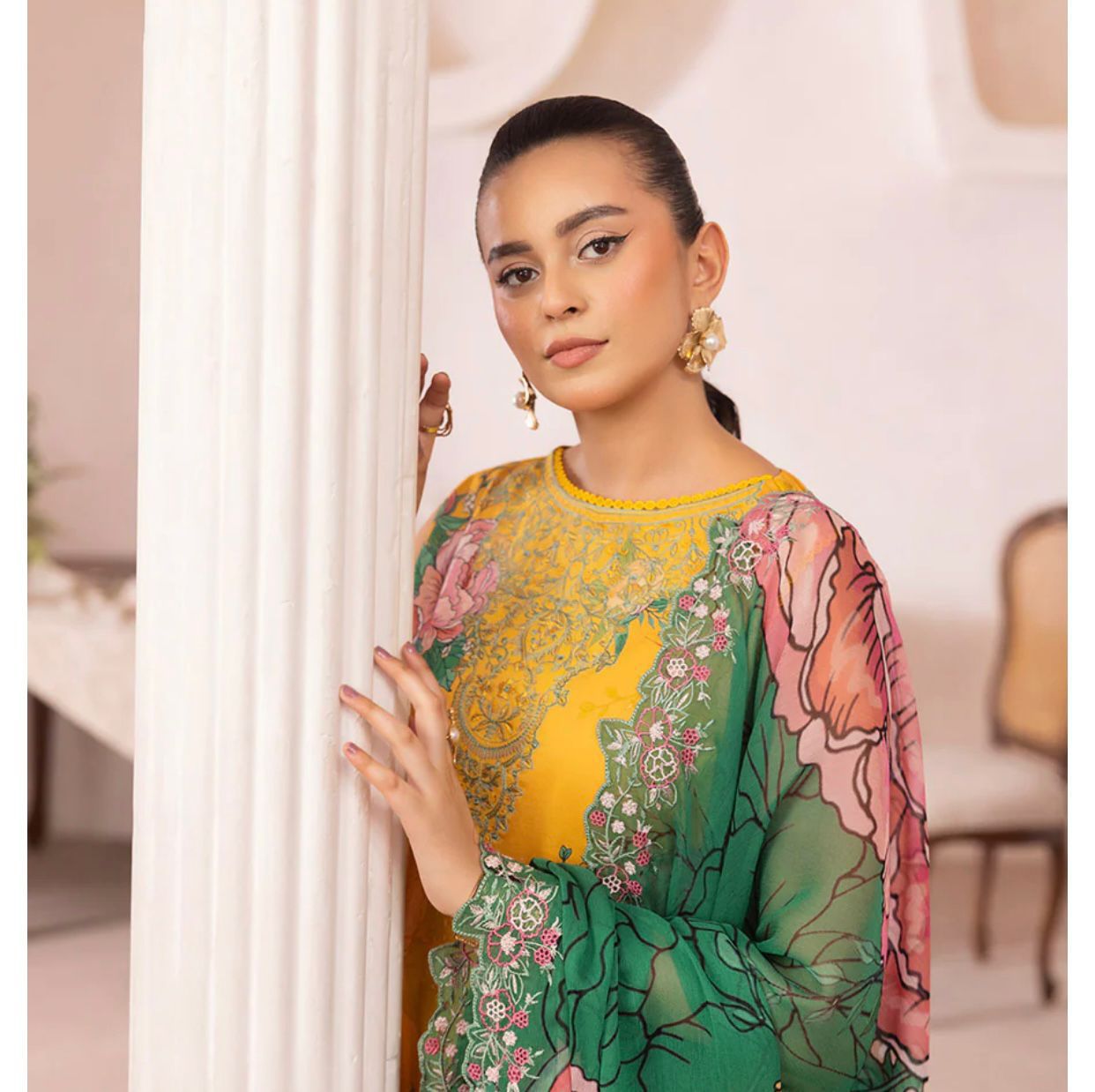 ZIVA BY GULLJEE Silk 3-Pc Suit