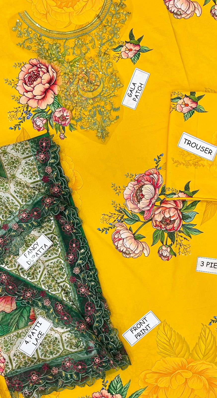 ZIVA BY GULLJEE Silk 3-Pc Suit